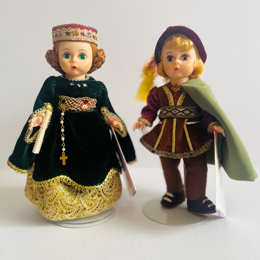 Madame Alexander Queen Isabella and Christopher Columbus Doll